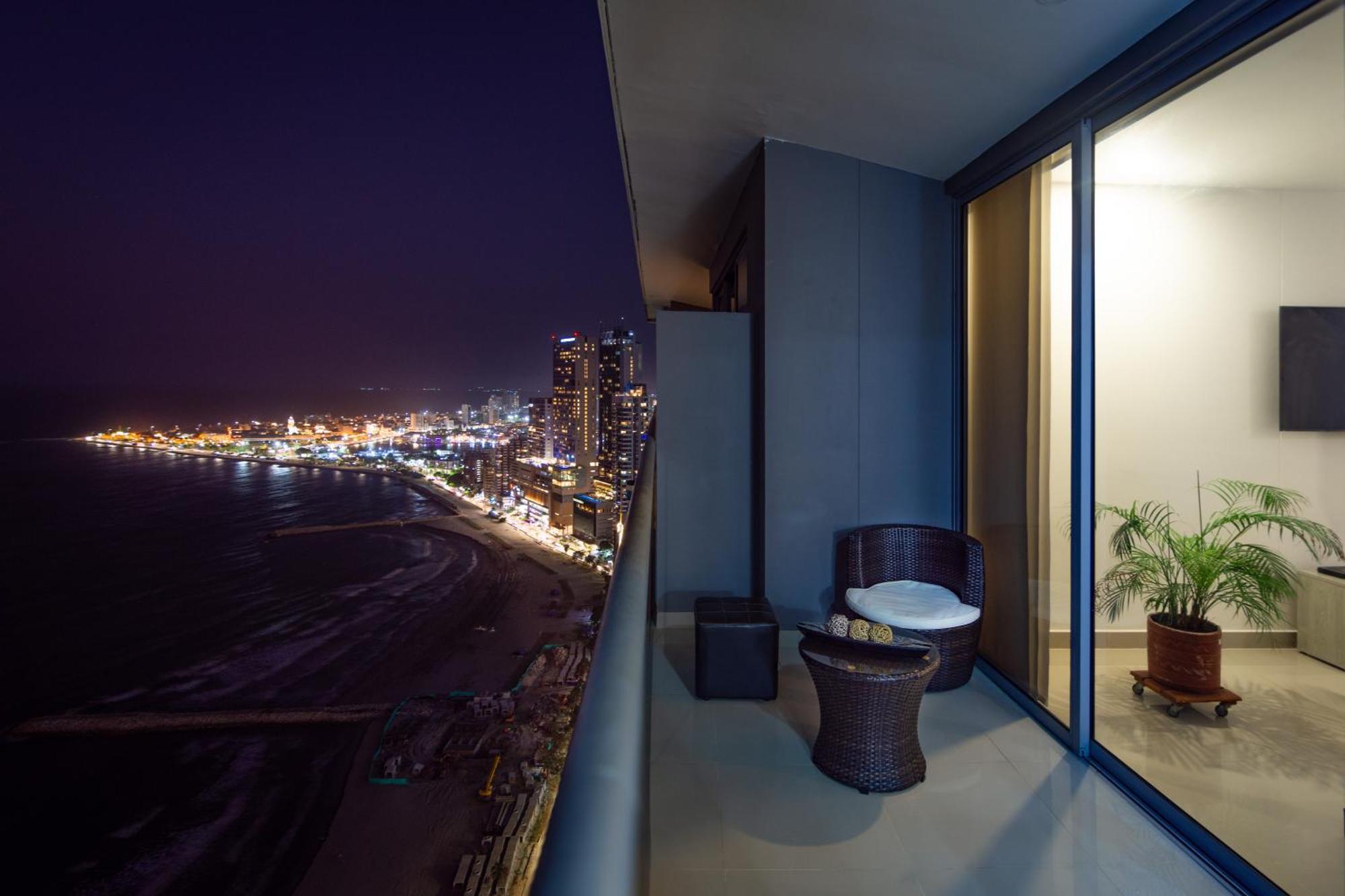 41St Fl Beach Condo In Bocagrande Cartagena Eksteriør bilde