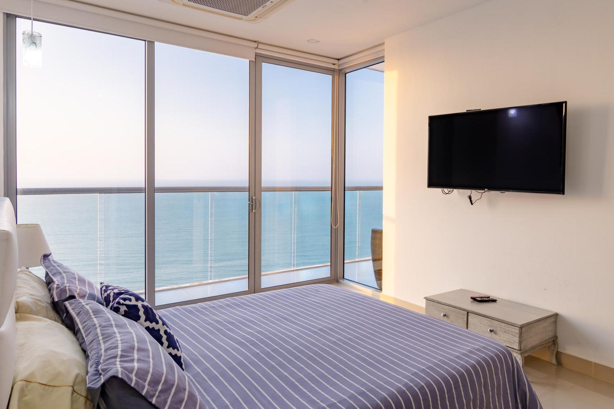41St Fl Beach Condo In Bocagrande Cartagena Eksteriør bilde