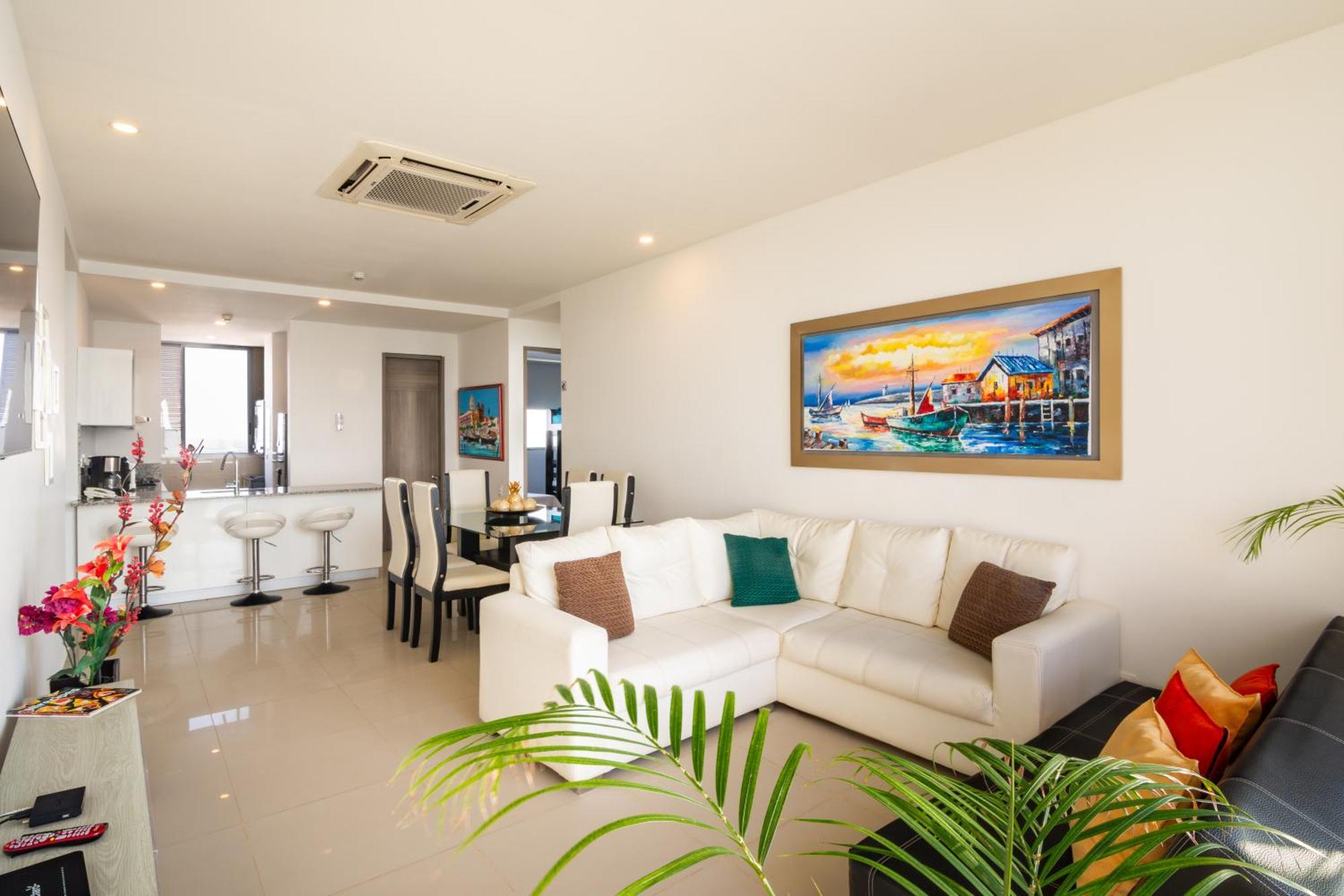 41St Fl Beach Condo In Bocagrande Cartagena Eksteriør bilde