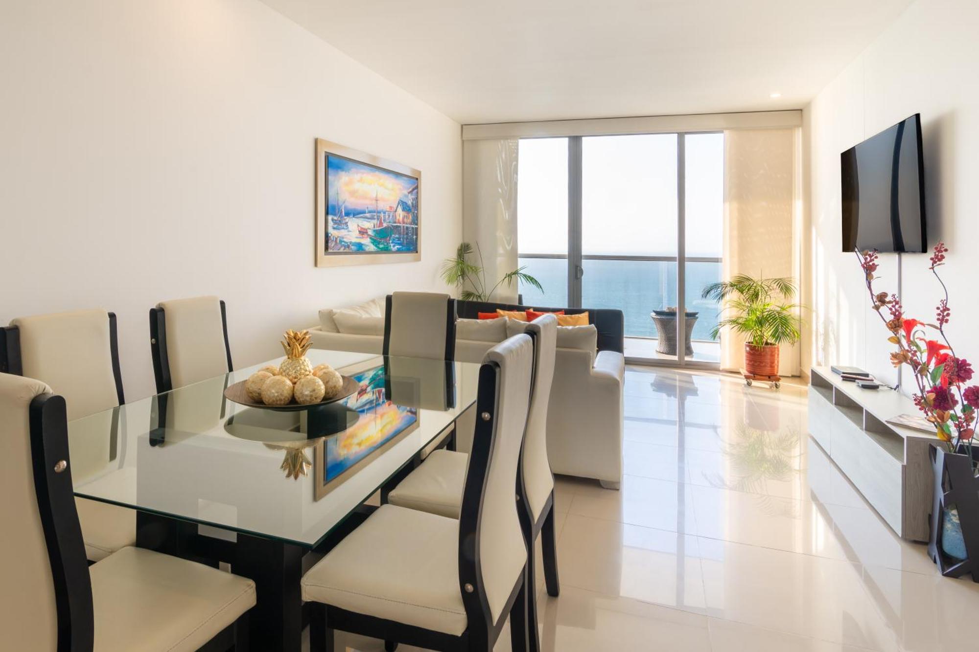 41St Fl Beach Condo In Bocagrande Cartagena Eksteriør bilde