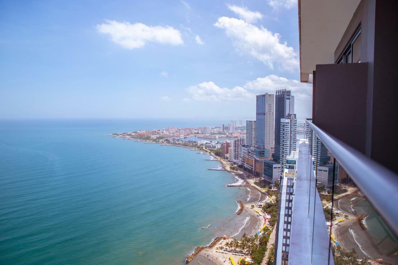 41St Fl Beach Condo In Bocagrande Cartagena Eksteriør bilde