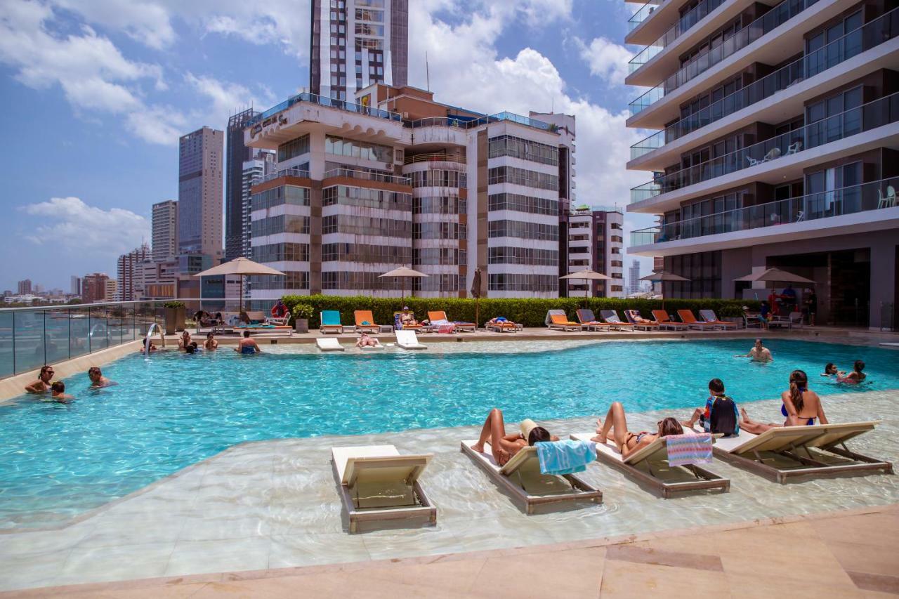 41St Fl Beach Condo In Bocagrande Cartagena Eksteriør bilde